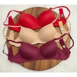 anamta Pack of 3 Women Push-up Lightly Padded Bra-picture-24