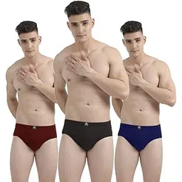 anand Mens Underwear Combo Pack of 3 - Soft Fit Hipslips Multi Color Frenchie - Cotton Men's Under Wear - Under Wear Men Trunks-picture-20