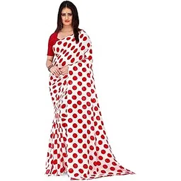 anand sarees Women's Printed Georgette Saree with Matching Blouse Piece | Stylish & Beautiful Fancy Saree for Festivals, Parties, Weddings, Casual Outings-picture-50