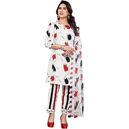 ANAND Unstitched Crepe Printed Dress Material-image-7