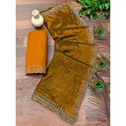 Embellished Bollywood Net, Lace Saree-image-17