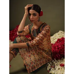 anayna Printed Regular Kurta with Trousers-picture-13