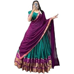 Ancestral Threads Lehenga Half Saree Art Silk_gauri morpich 11_06_0406-picture-21