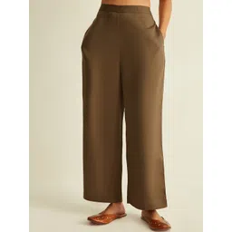 Ancestry Women Straight Fit Trousers-picture-31