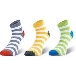 anchor Ankle Length Colourful Socks For Women, Pack of 3 Pair Socks, Free Size-picture-46