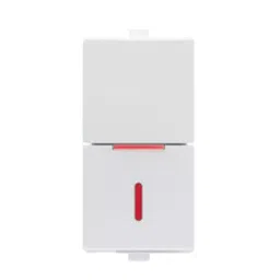 Anchor Penta Modular 1 Way Thin Slim Flat Switch With Indicator 1 Module 6 Amp White, 65151 (Pack of 10)-image-46