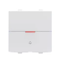 Anchor Penta Modular Bell Push Thin Slim Flat Switch 2 Module 6 Amp White, 65166 (Pack of 10)-image-49