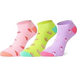 anchor Women's Ankle Length Cotton Socks Pack of 3-picture-53