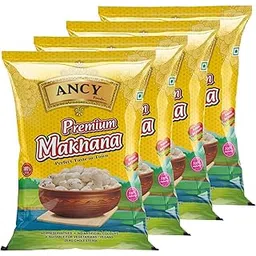 Ancy Makhana 1000 Grams (4 X 250 Grams) Fit for Fasting Crunchy and Gluten-Free Fox Nuts Rich in Protein Ideal for Healthy Snacking Phool Makhana for Roasting & Cooking-picture-12