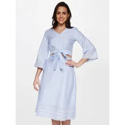 AND Blue Top With Skirt-picture-2