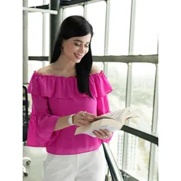 AND Off-Shoulder Bell Sleeve Top-picture-26