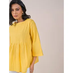 AND Round Neck Solid Cotton Top-picture-17