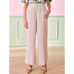 AND Women Mid-Rise Parallel  Trousers-picture-25