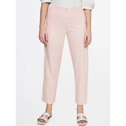 AND Women Mid-Rise Tapered Fit Trousers-picture-26