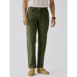 Andamen Green Regular Fit Jeans-picture-31