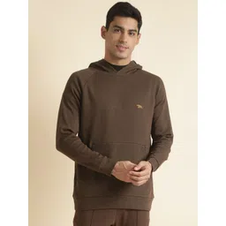 Andamen Hooded Raglan Sleeves Cotton Pullover-picture-23