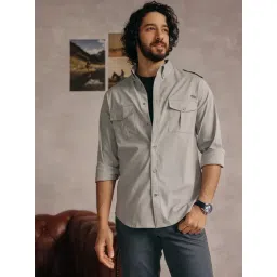 Andamen Light Grey Regular Fit Shirt-picture-31