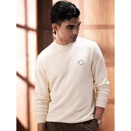 Andamen Men Brand Logo Embroidery Round Neck Sweatshirt-picture-23