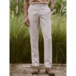 Andamen Men Casual Cotton Linen Woven Trouser-picture-32