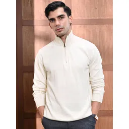 Andamen Men Casual Placket Cotton Regular Pullover-picture-15