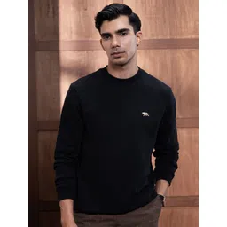 Andamen Men Casual Print Cotton Blend Regular Pullover Sweatshirt-S-Reg-picture-35