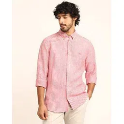 andamen Men Striped Slim Fit Shirt-picture-45