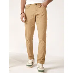 Andamen Men Ultra Regular Fit Mid-Rise Plain Cotton Chinos-picture-38