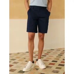 Andamen Navy Regular Fit Shorts-picture-40