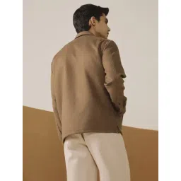 Andamen New Angularity Khaki Regular Fit Solid Jacket image 2