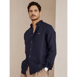 Andamen Premium Men Linen Button Down Collar Shirt-picture-26