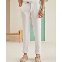 andamen Striped Relaxed Fit Flat-Front Chinos-picture-20