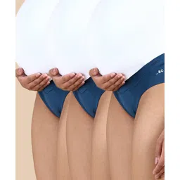 &Circus Pack Of 2 Solid Low Rise Maternity Comfort Panties - Blue-picture-18