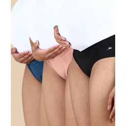 &Circus Pack Of 2 Solid Low Rise Maternity Comfort Panties - Multi Colour-picture-19