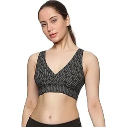 &circus PureSoft Padded Plunge Bra for Women | Non Wired Non Padded Bra for Women with Removable Pads | Active Wear Bra for Women-picture-49