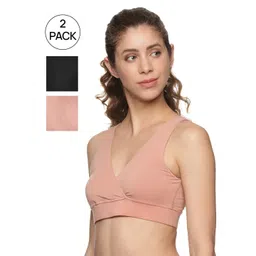 &CIRCUS Women Pack of 2 Removable Padding Medium Coverage Seamless Workout Bra-picture-19