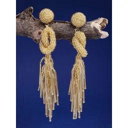 Anekaant Artificial Beaded Contemporary Drop Earrings-picture-40