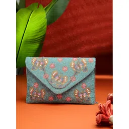 Anekaant Women Embellished Structured Sling Bag-picture-37