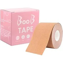 ANESHA Boob Tape - Breast lift tape for women and adhesive silicon nipple pasties for women,boobtape for heavy breast, and high lift Pack of 1 Free Size Skin Colour-picture-12
