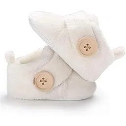 angaakar with logo of a Newborn Baby Booties | Soft & Breathable Cotton Footwear for Baby Boys & Girls | Skin-Friendly, Comfortable Booties for 3–12 Months-picture-15