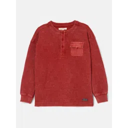 Angel & Rocket Boys Evan Self Design Long Sleeve Causal T-shirt-picture-19