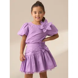 Angel & Rocket Girls Roxie Corsage Woven Skirt-picture-57