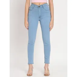 Angelfab Light Blue Skinny Fit High Rise Jeans-picture-31