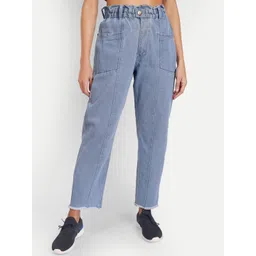 AngelFab Women Jean Straight Fit High-Rise Cotton Jeans-picture-13