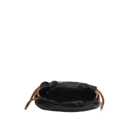 Angeline Black Solid Medium Sling Handbag image 4