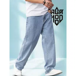 ANGERHOOD Men Straight Fit Mid-Rise Cotton Jeans-picture-40