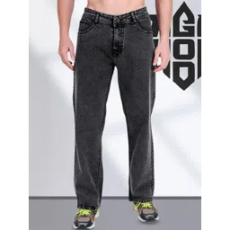 ANGERHOOD Men Straight Fit Mid-Rise Cotton Jeans-picture-11