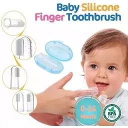 anicare Baby Silicone Finger ToothBrush with case for Easy Cleaning, Massaging Ultra Soft Toothbrush-picture-34