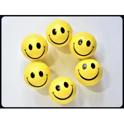 anika Pre_Soft Foam Sponge Balls with smily Light Weight --Pack of 6ds - 18 cm-picture-39