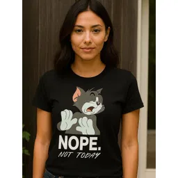 Anikmart Unisex Tom & Jerry Dri-FIT Graphic Printed Round Neck Cotton T-shirt-picture-41