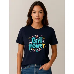Anikmart Women Printed Pure Cotton T-shirt-picture-23